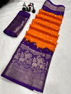 Wow Antic Designer Jacquard  Border Dola Silk Sarees Wholesale Shop In Surat